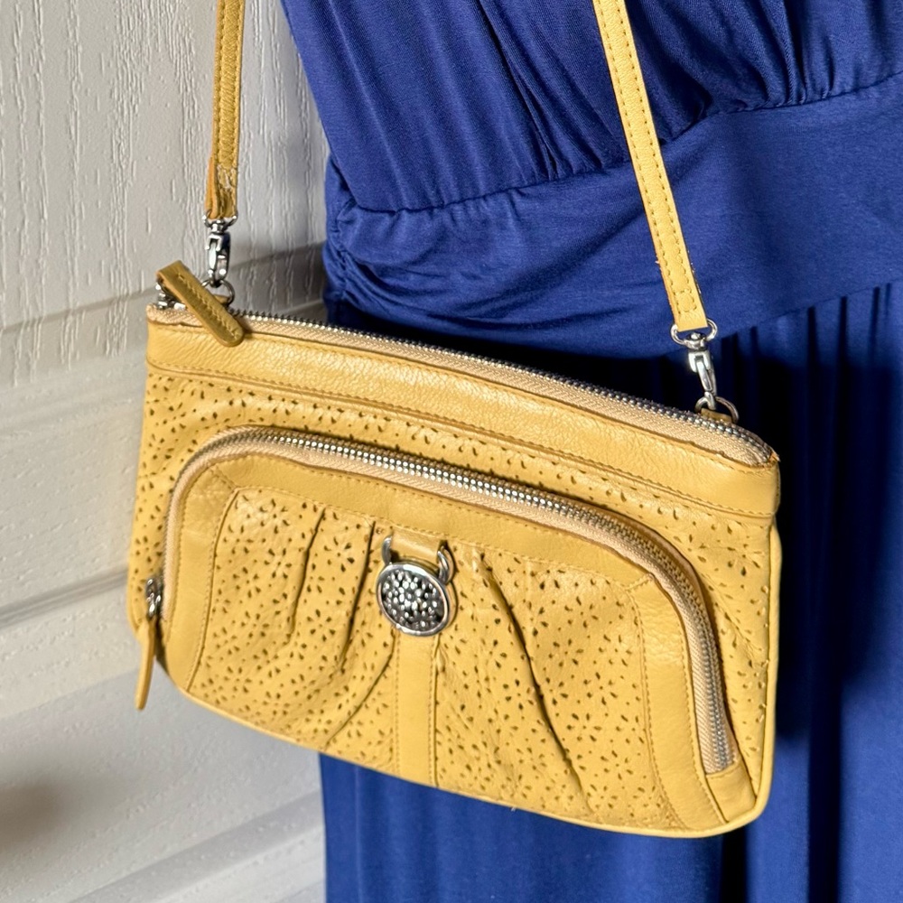 BRIGHTON DEEP YELLOW CROSSBODY